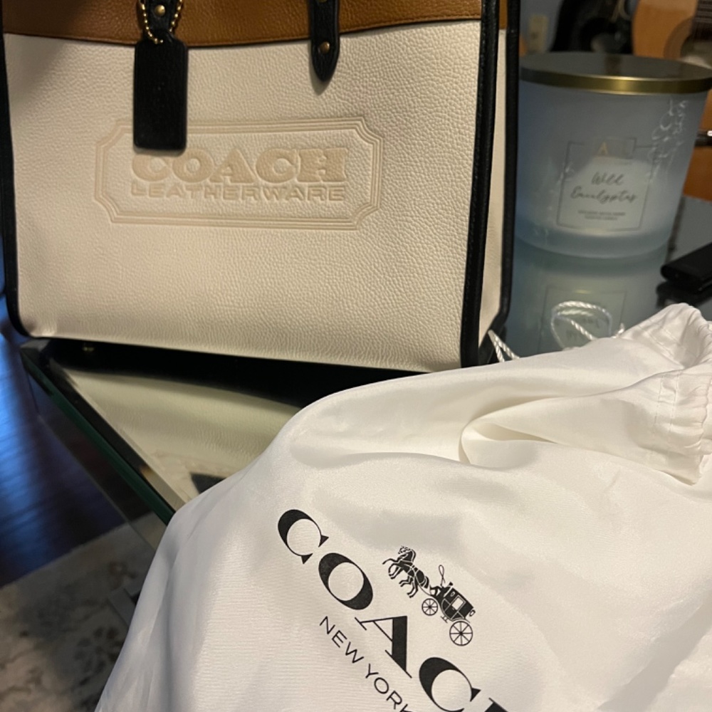 Coach Color Block Field Tote 30 - Picture 3 of 6